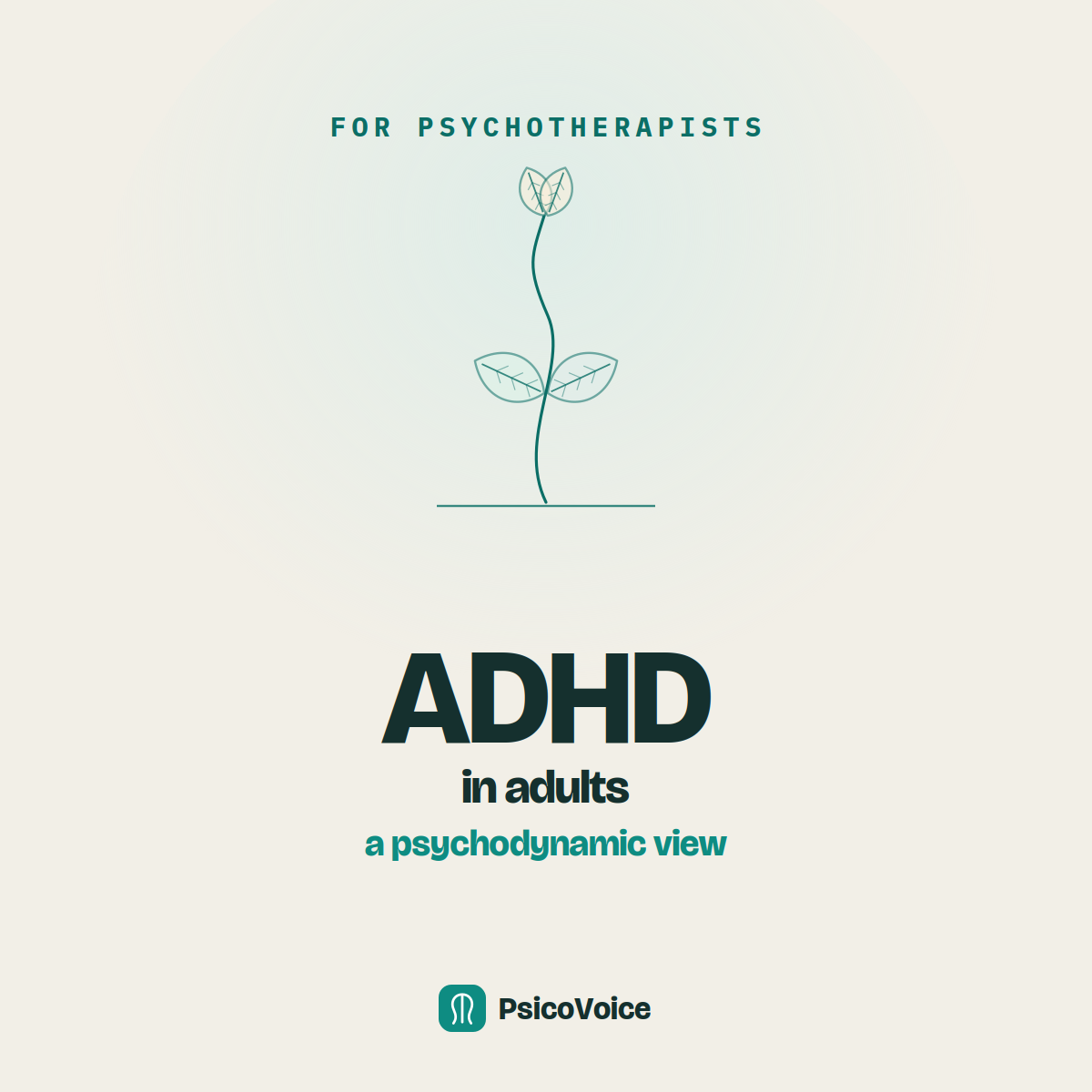 Cover of the compendium «Adult ADHD: a psychodynamic view», for psychotherapists