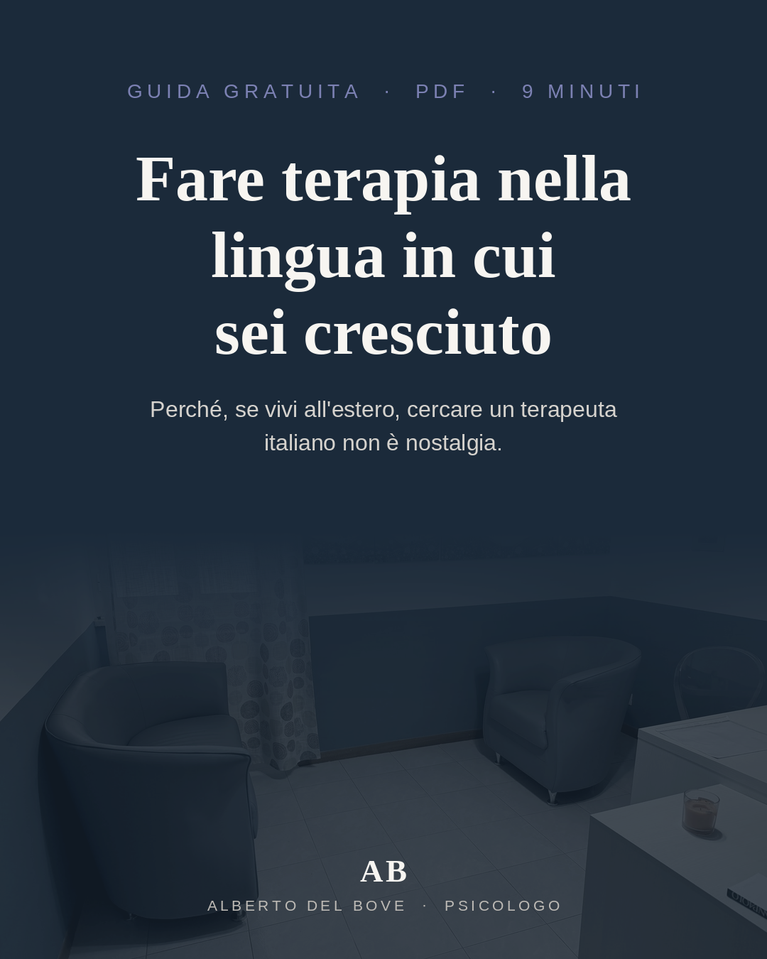 Copertina della guida gratuita «Fare terapia nella lingua in cui sei cresciuto»