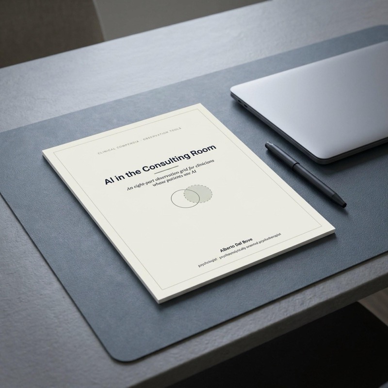 AI in therapy: a clinical observation grid for therapists, printable session note PDF